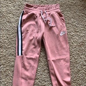 Light Pink Nike Joggers
